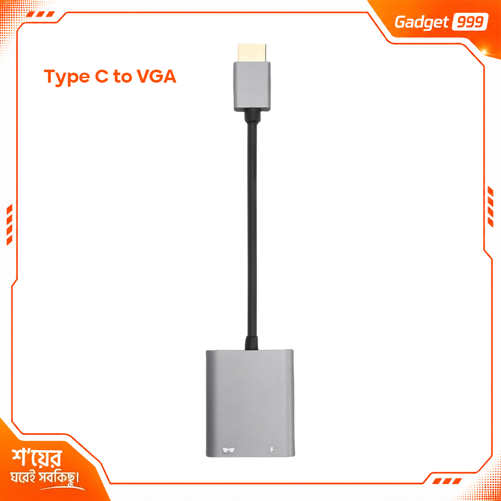 Type C to VGA Cable Adapter