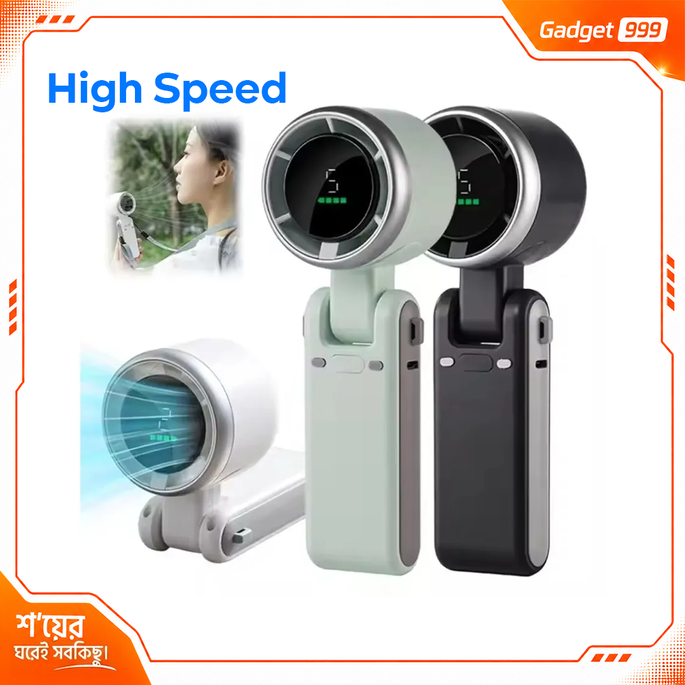 High Speed Mini Hand Fan Brushed Motor