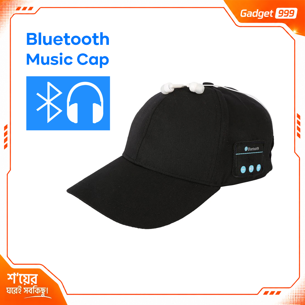 Bluetooth Music Smart Cap ক্যাপের মধ্যেই ব্লটুথ অডিও