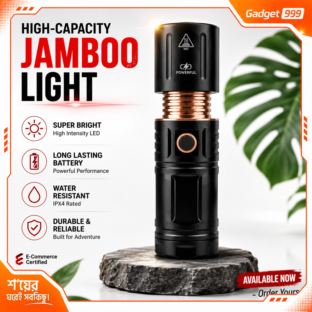 JAMBOO LED Torch JAMBOO Light High Power Flash Light