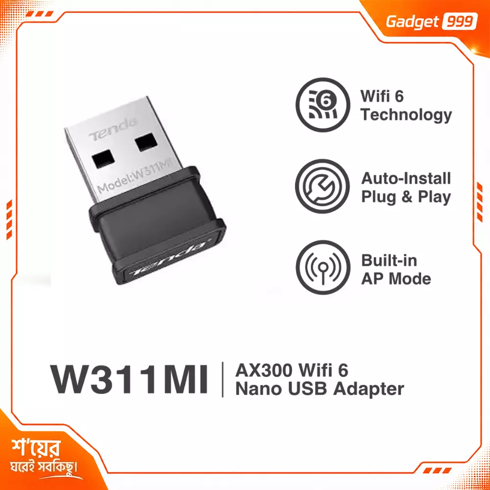 Tenda W311MI AX300 Nano USB WiFi Adapter