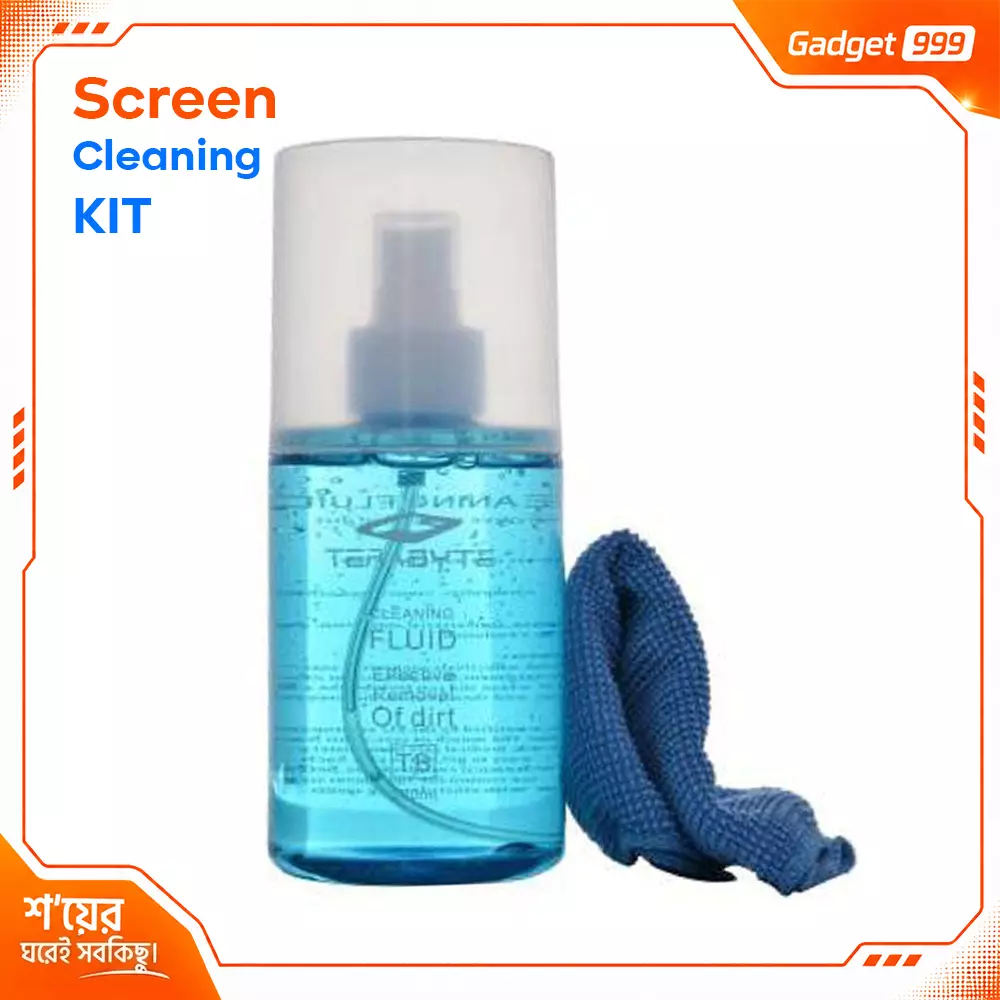 Screen Cleaner Kit 200ml for Laptop LED & LCD TV, Monitor and Other Screens