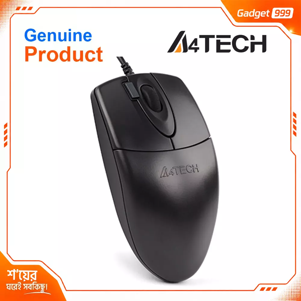 A4Tech OP-620D 2X Click Wired Optical USB Mouse 1200DPI